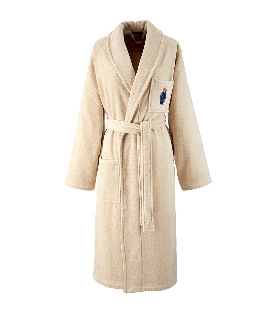 Cotton Denim Bear Bathrobe