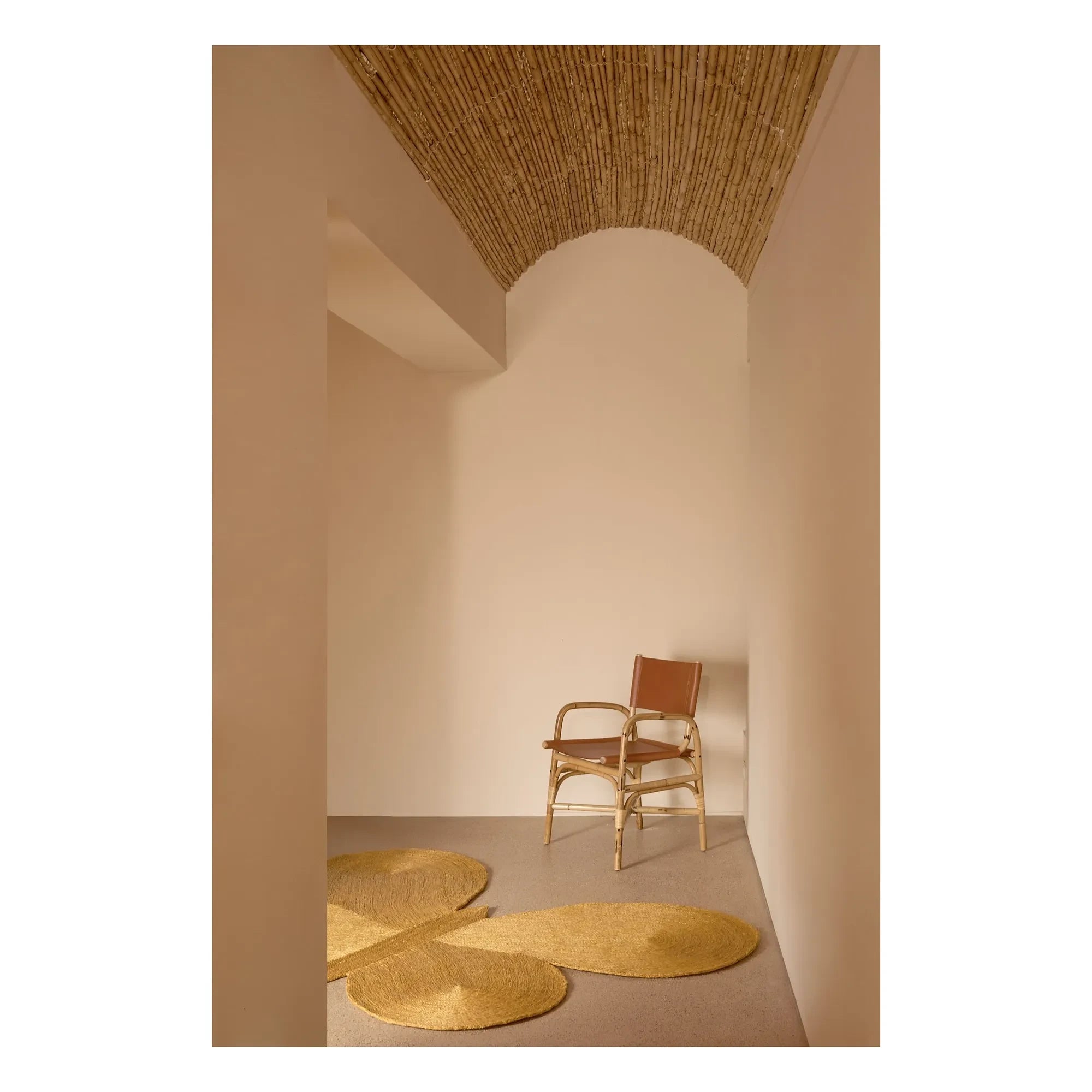 Nanimarquina - Butterfly jute rug, Lucia Eames | Ochre