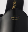 Prada Black Leather Flat Mules