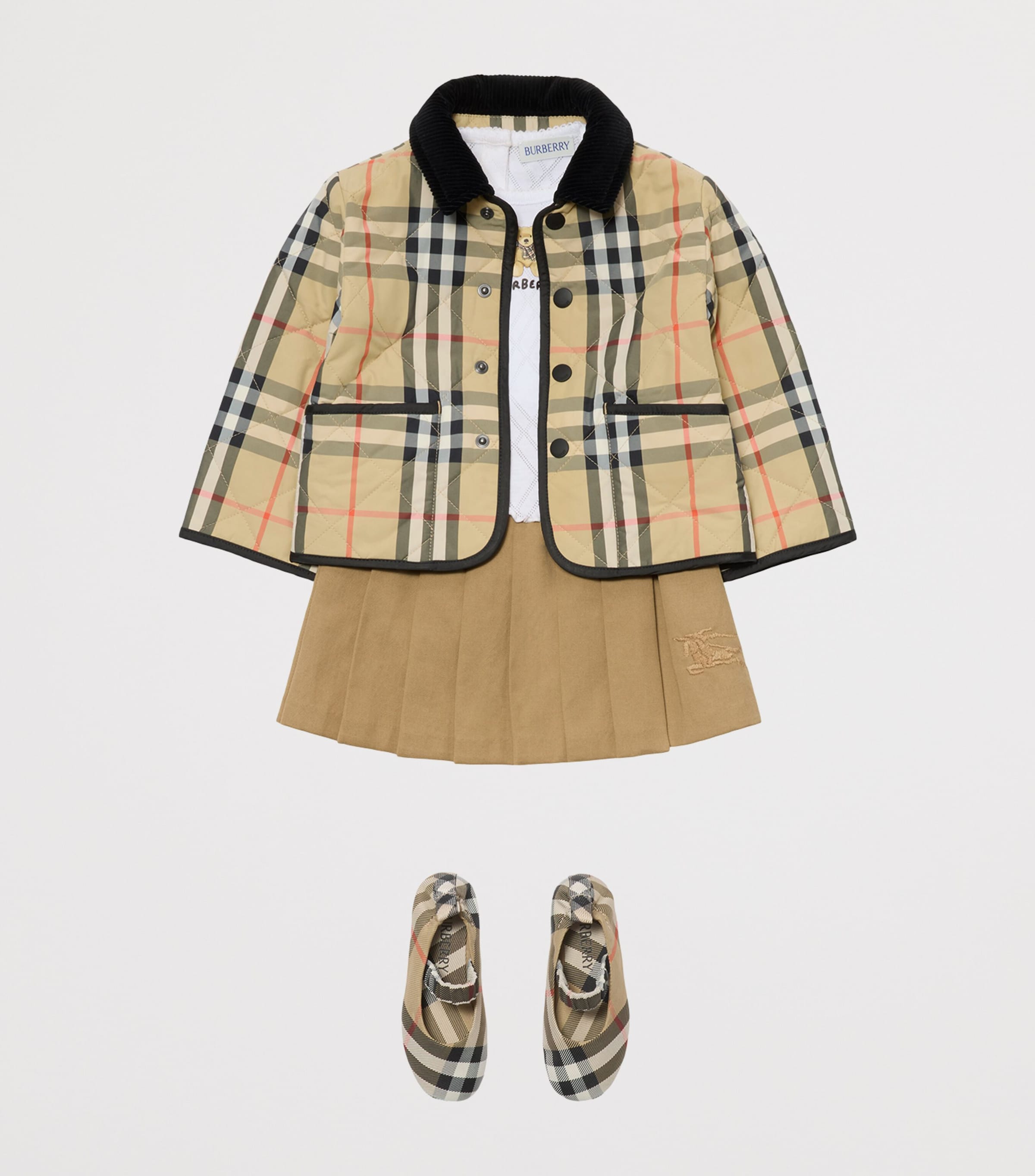 Burberry Kids Quilted Check Jacket (6-24 Months)