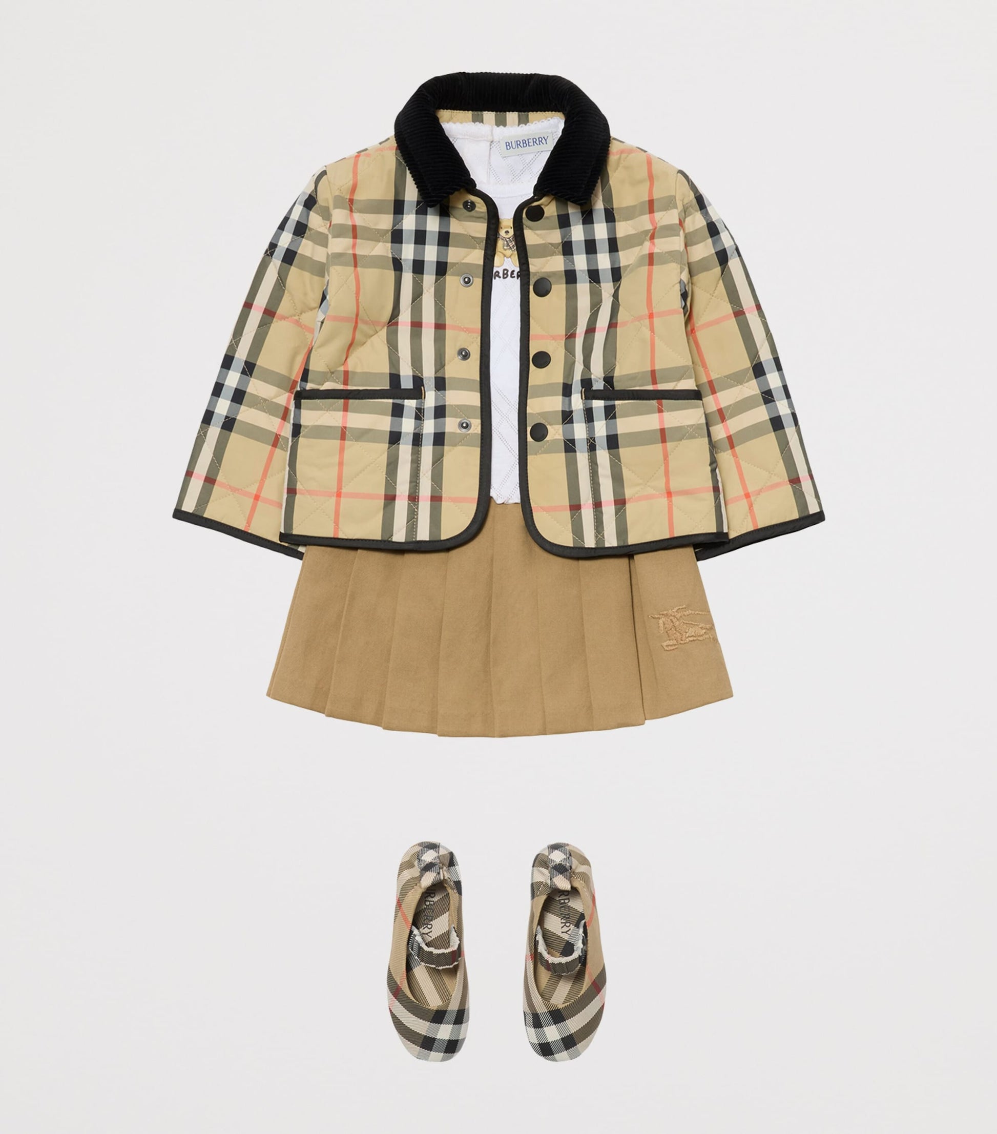 Burberry Kids Quilted Check Jacket (6-24 Months)