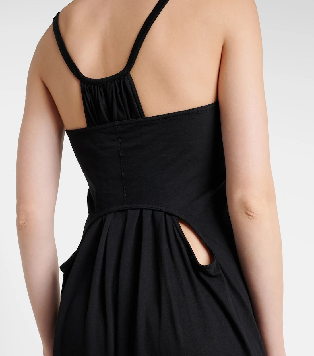 Rick Owens - Temple layered cotton jersey maxi dress