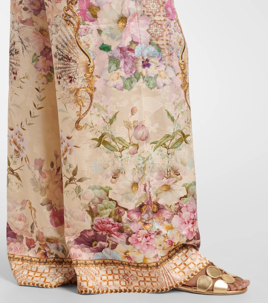 Camilla - Printed wide-leg pants