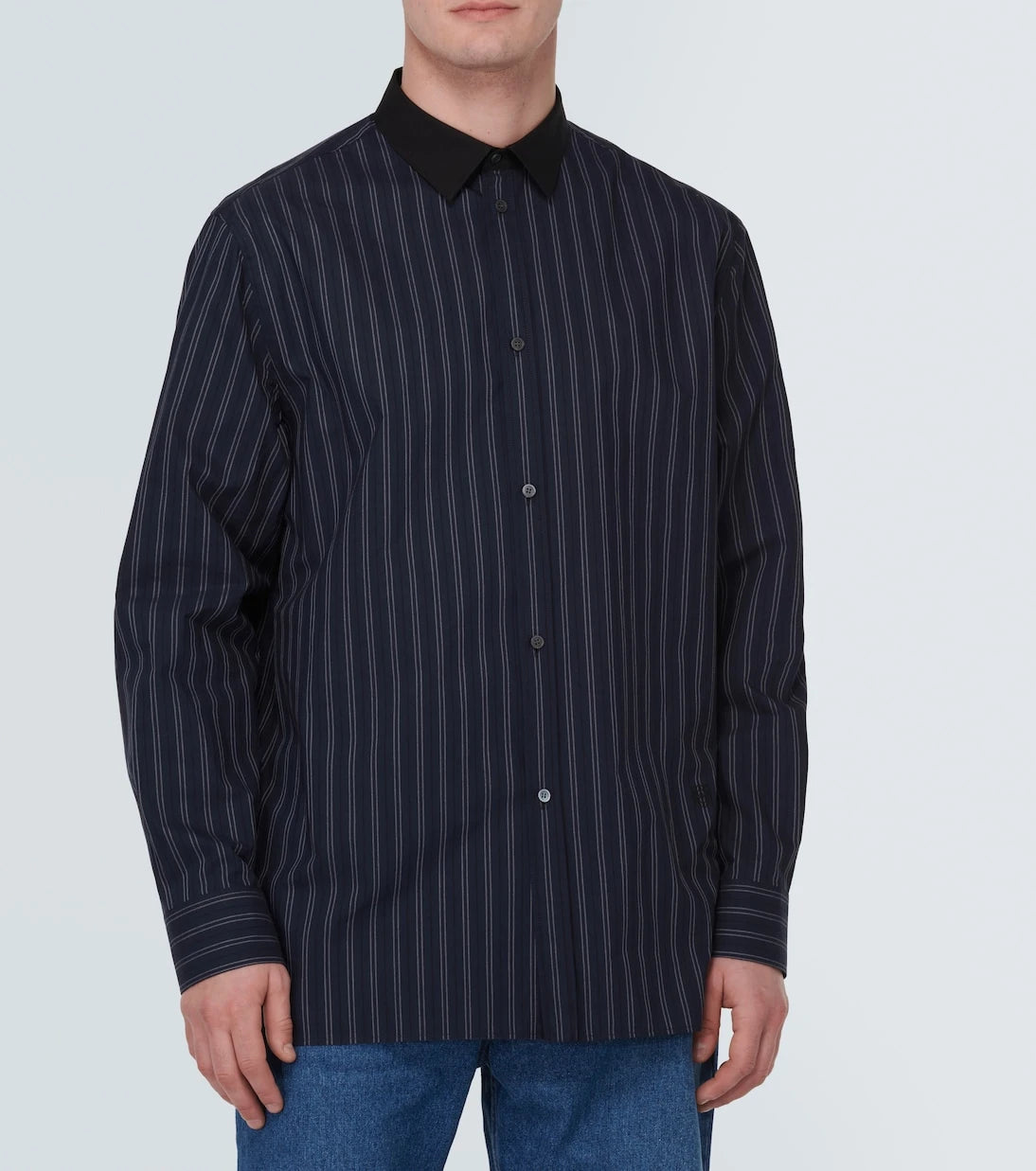 Loewe - Striped cotton poplin shirt