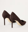 Brown Romy 85 Suede Pumps