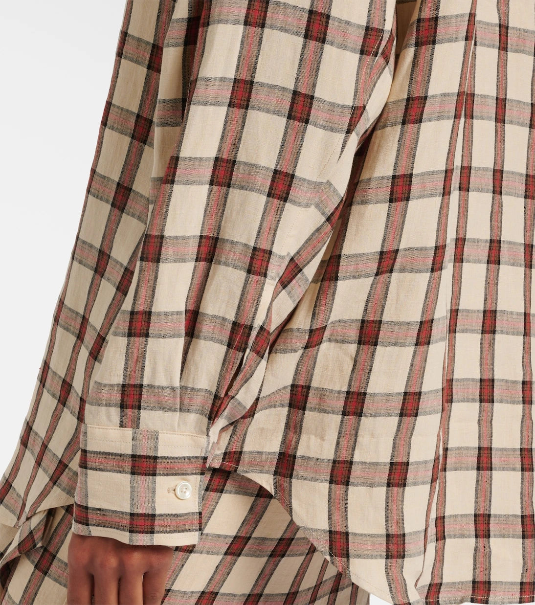 Róhe - Checked linen shirt
