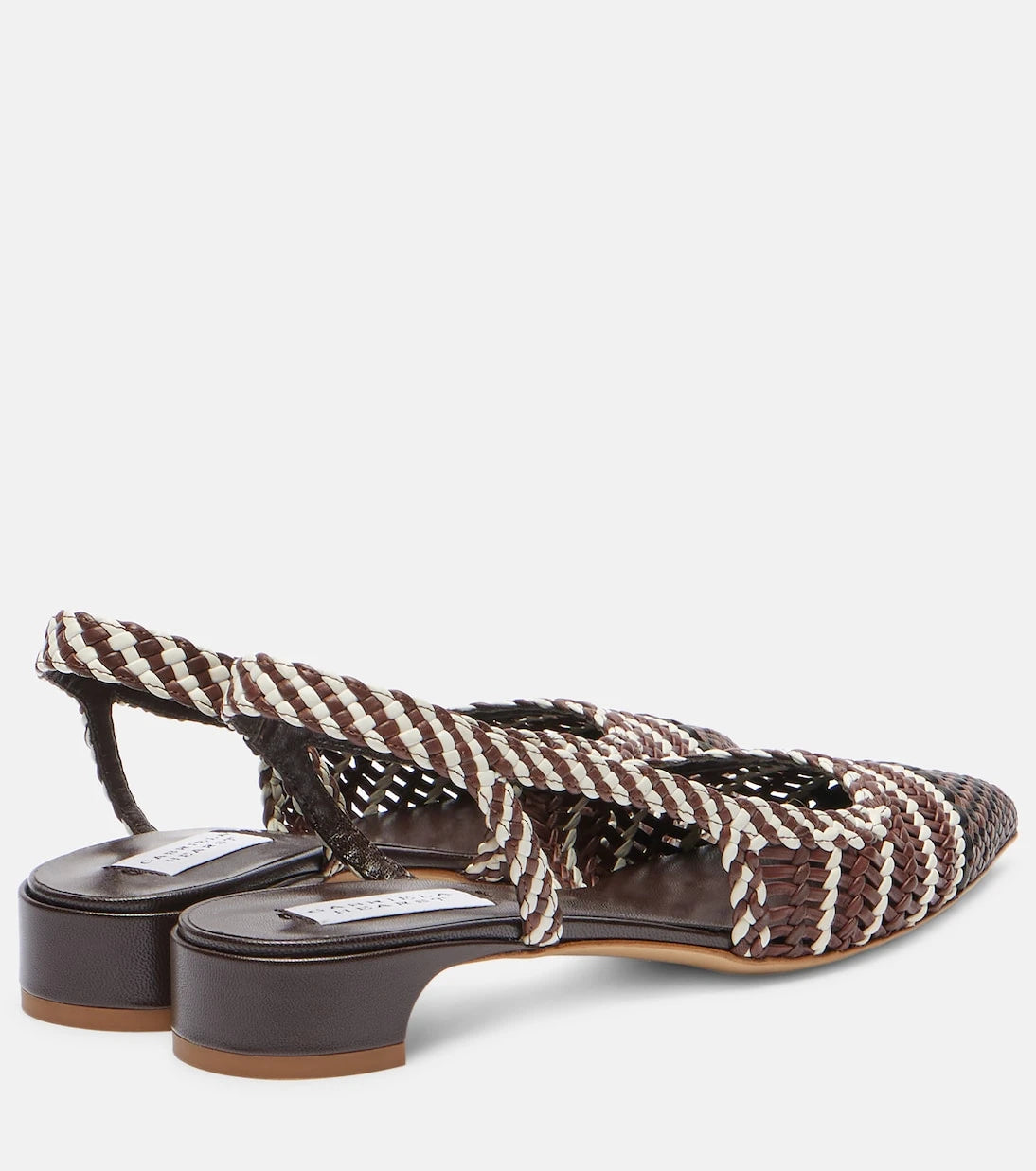 Gabriela Hearst - Perro braided leather slingback pumps