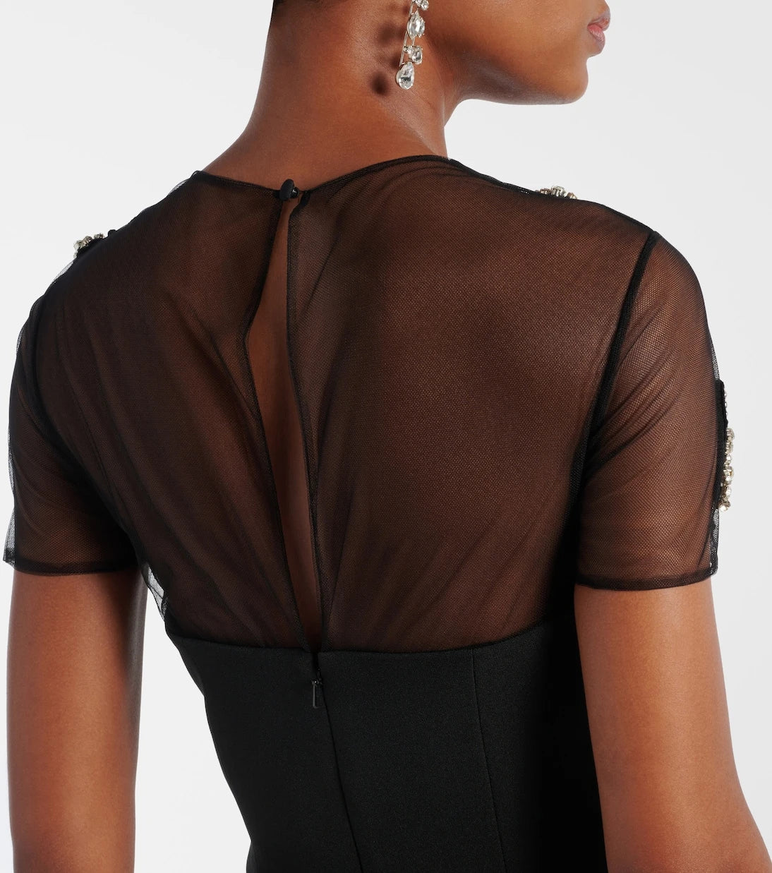 Safiyaa - Embellished crêpe gown