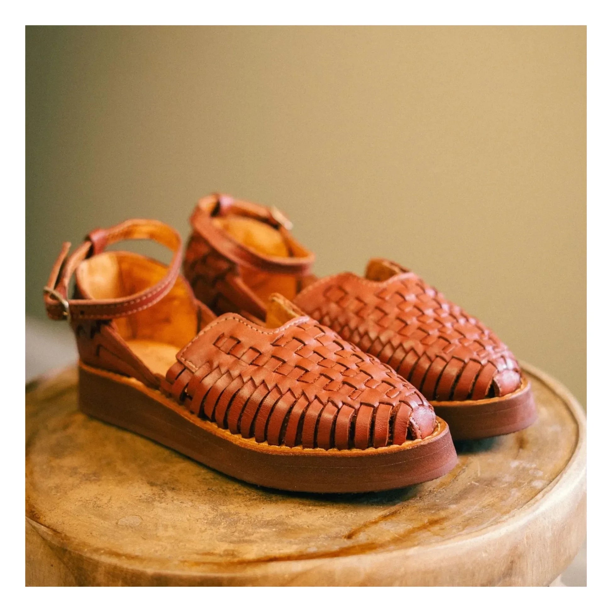 Mapache - Carmen sandals | Tabacco