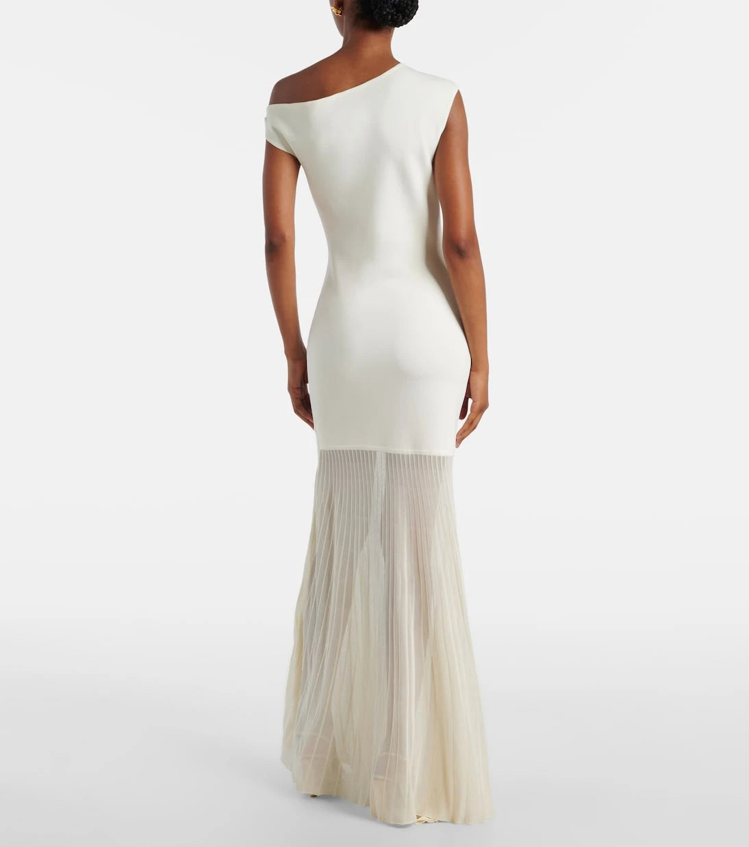 SIR - Indigo one-shoulder maxi dress
