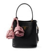 Prada Black Mini Saffiano Leather Panier Top-Handle Bag