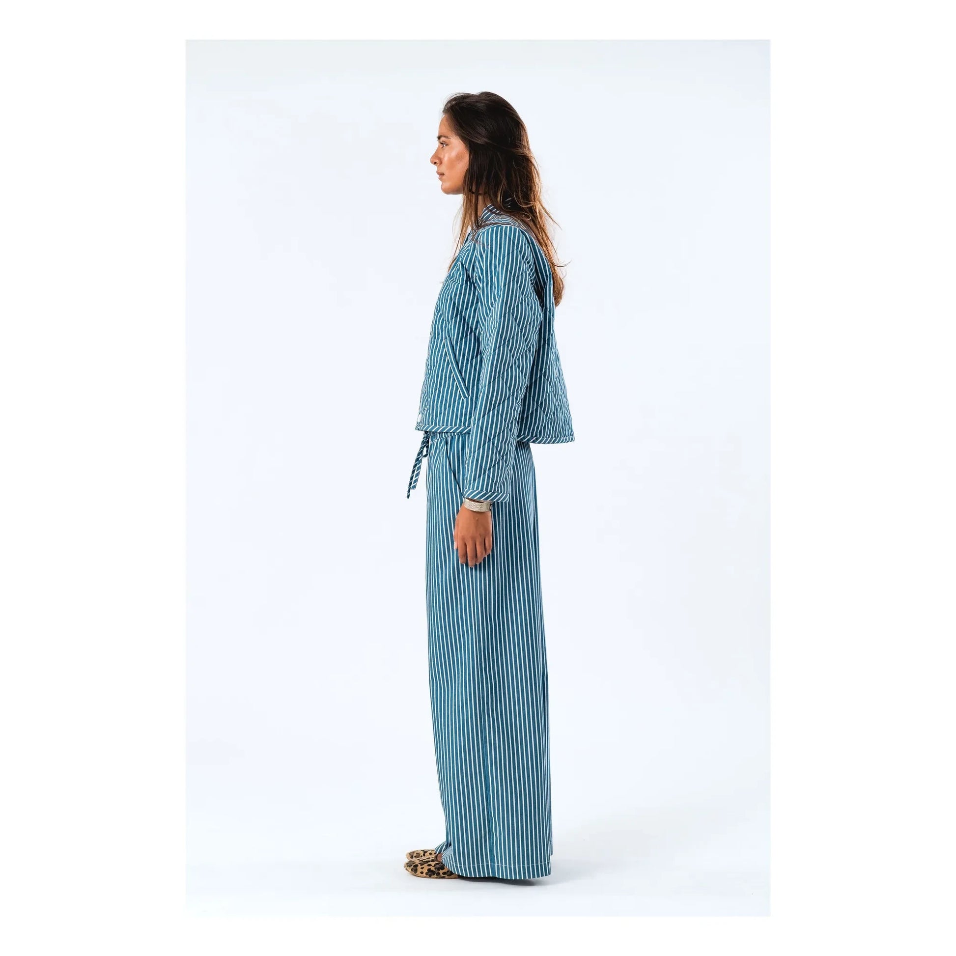 Lollys Laundry - Emilia Stripes Jacket | Blue