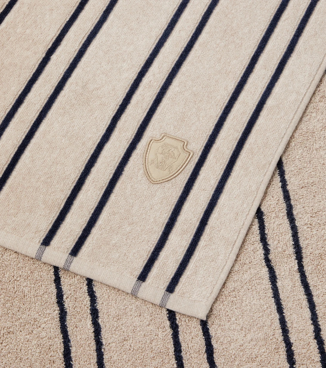Brunello Cucinelli - Striped cotton terry beach towel