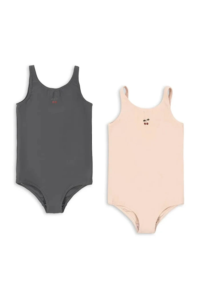 Konges Sløjd Çocuklar İçin Tek Parça Mayo 2 PACK MARVA SWIMSUIT