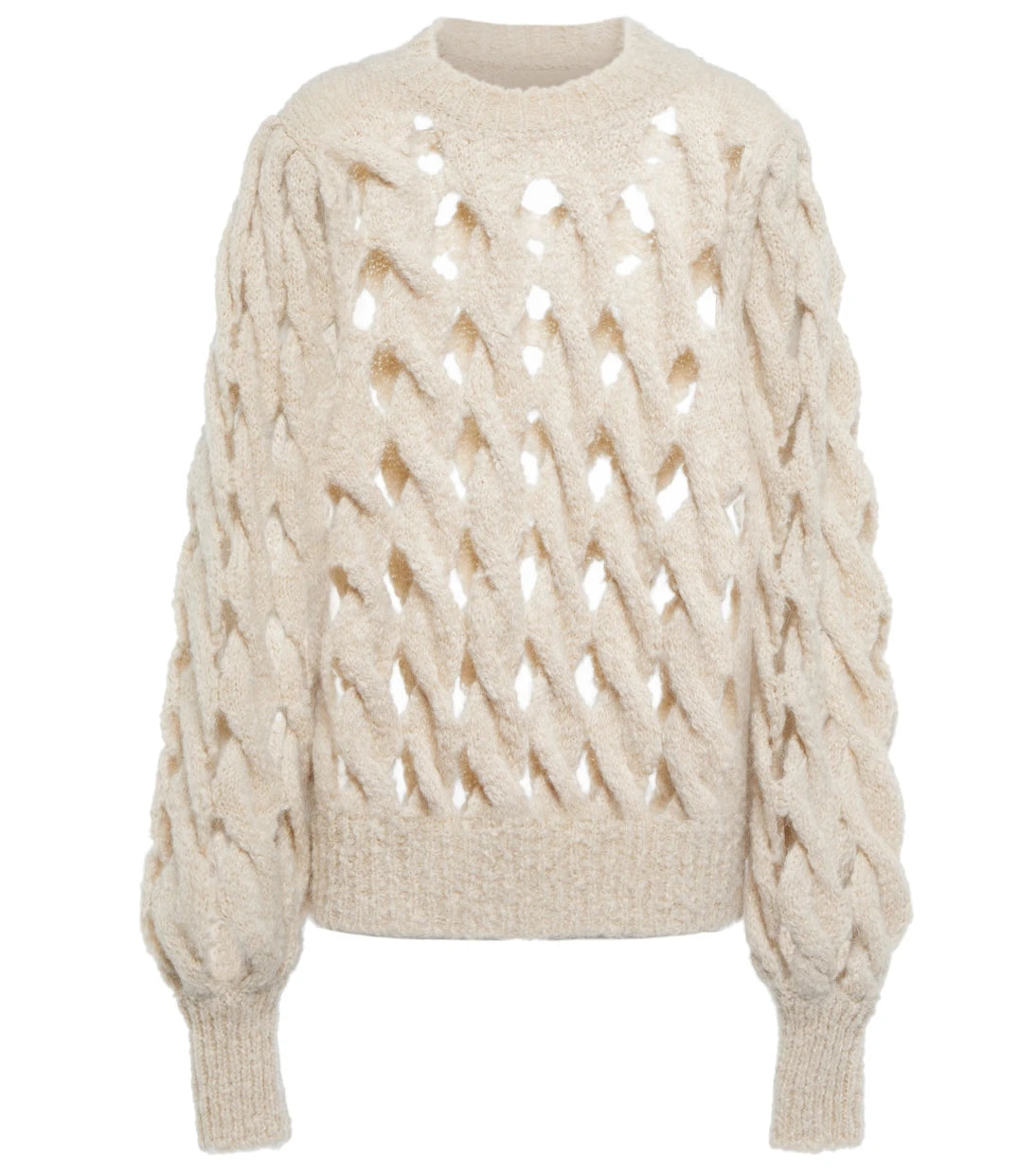 Isabel Marant - Eggie open-knit mohair wool-blend sweater