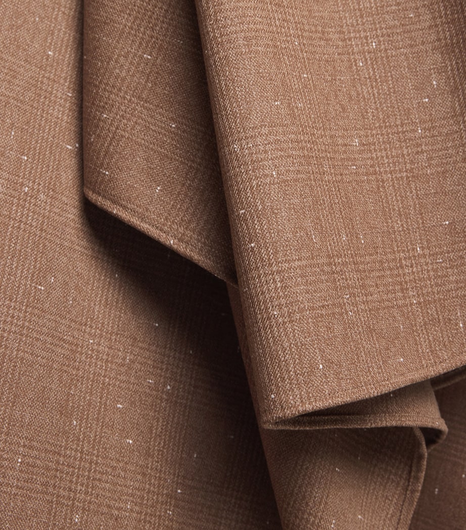 Fabiana Filippi Virgin Wool Asymmetric Midi Skirt