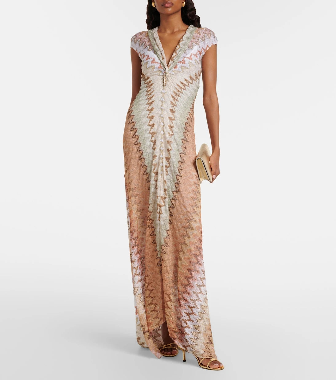 Missoni - فستان ماكسي لاميه