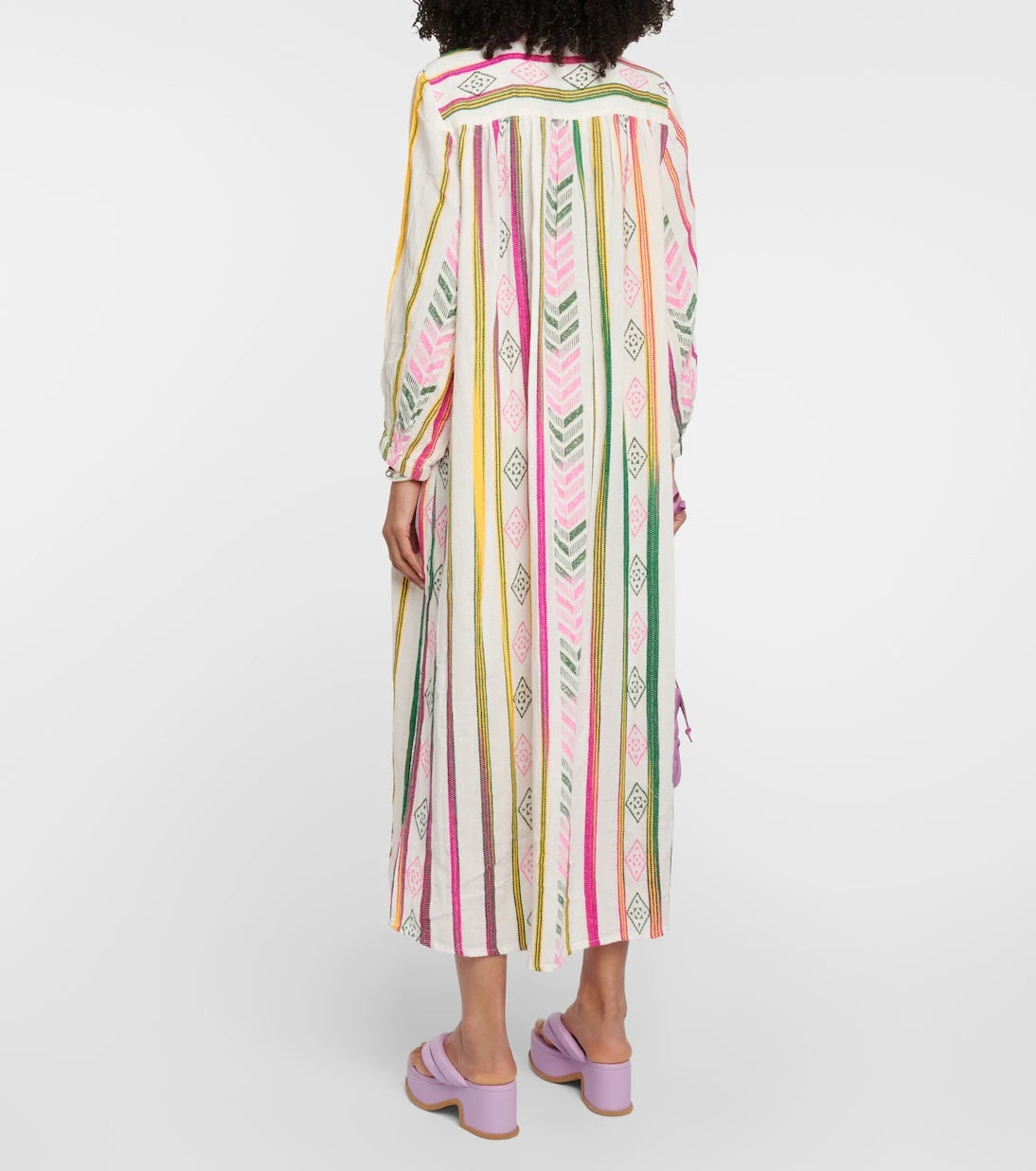Velvet - Jacquard cotton midi dress