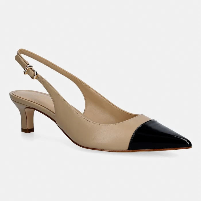 Обувки с тънък ток MICHAEL Michael Kors Amara Toe Cap Sling Pump