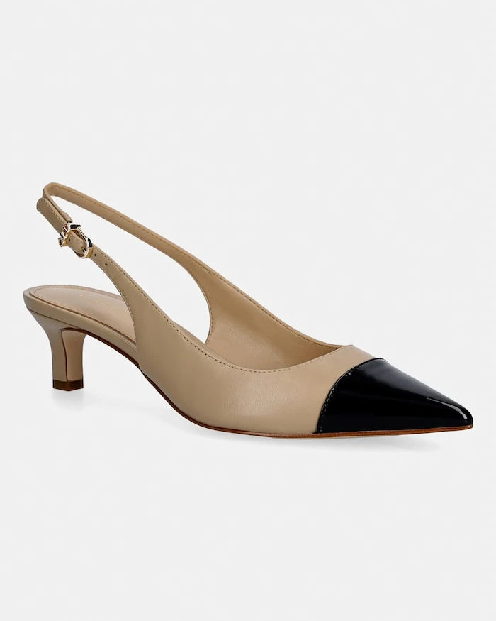 MICHAEL Michael Kors Amara Toe Cap Sling Pump İnce Topuklu Ayakkabı