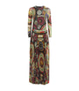 Alice+Olivia Multi Satin Ivey Maxi Dress