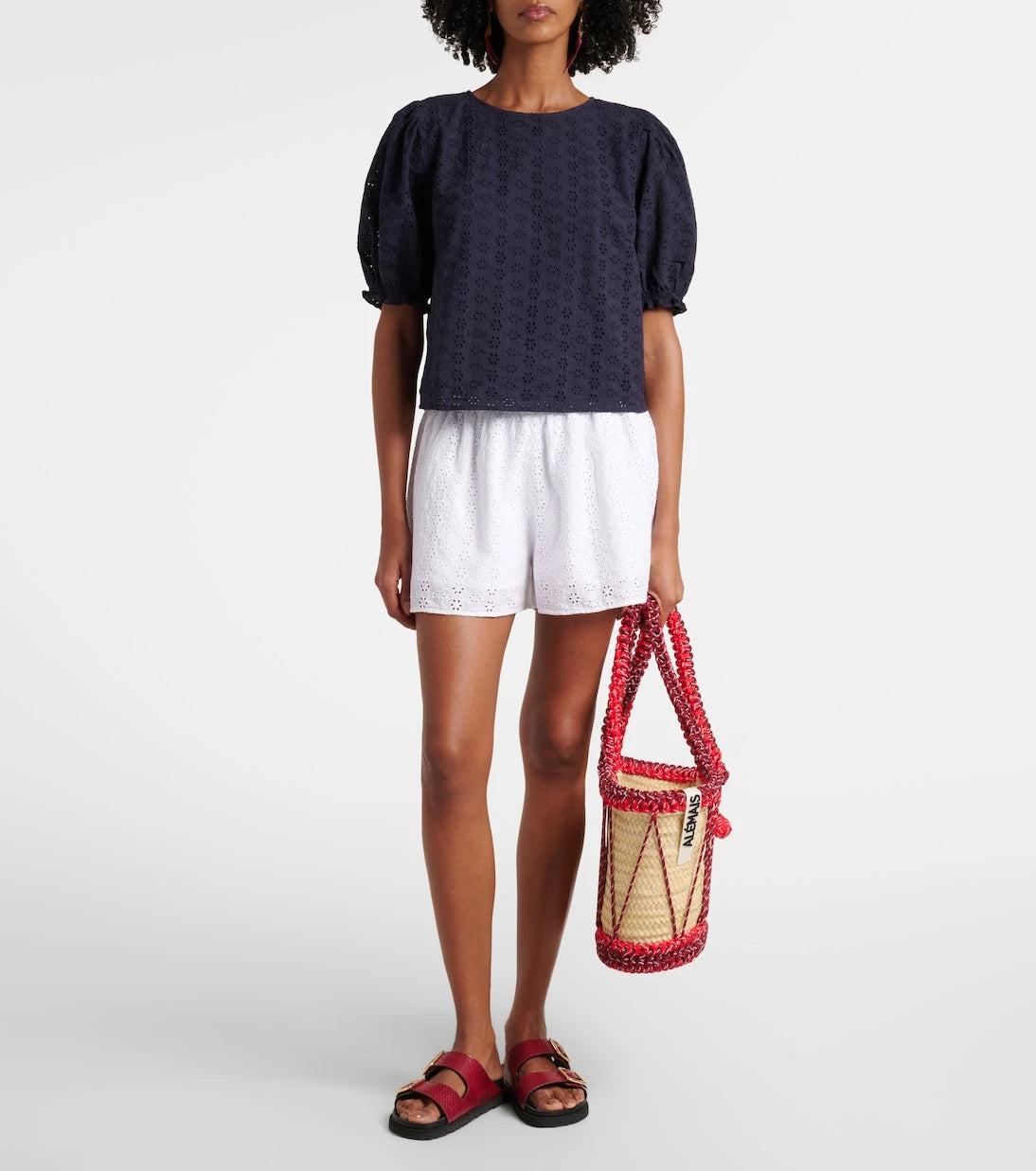 Velvet - Dalyn embroidered cotton blouse
