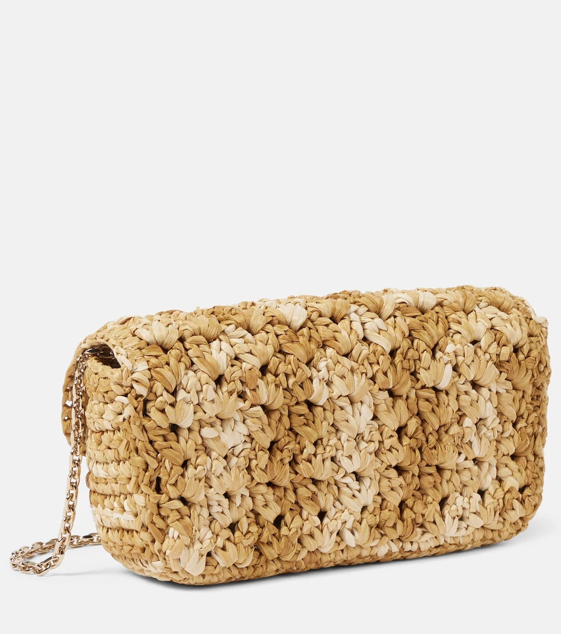 Roger Vivier - Jeux De Fille raffia-effect shoulder bag