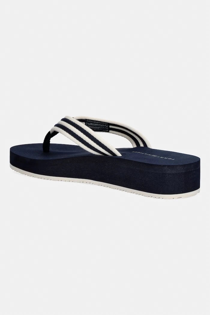 Tommy Hilfiger Kadın Parmak Arası Terlik TH STRIPE SUMMER SANDAL
