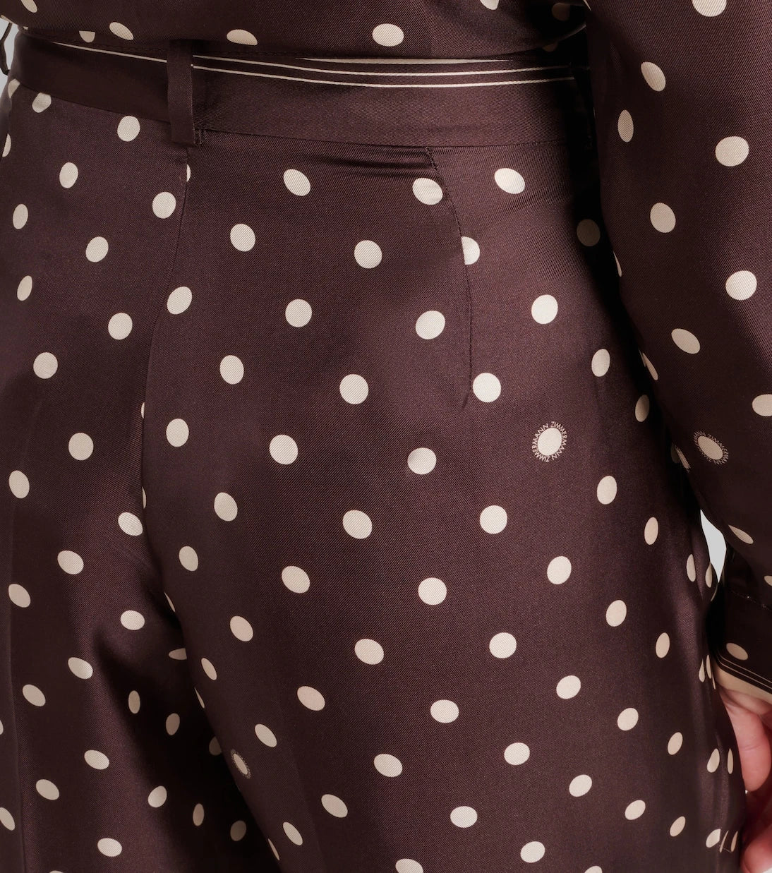 Zimmermann - Polka-dot silk satin wide-leg pants