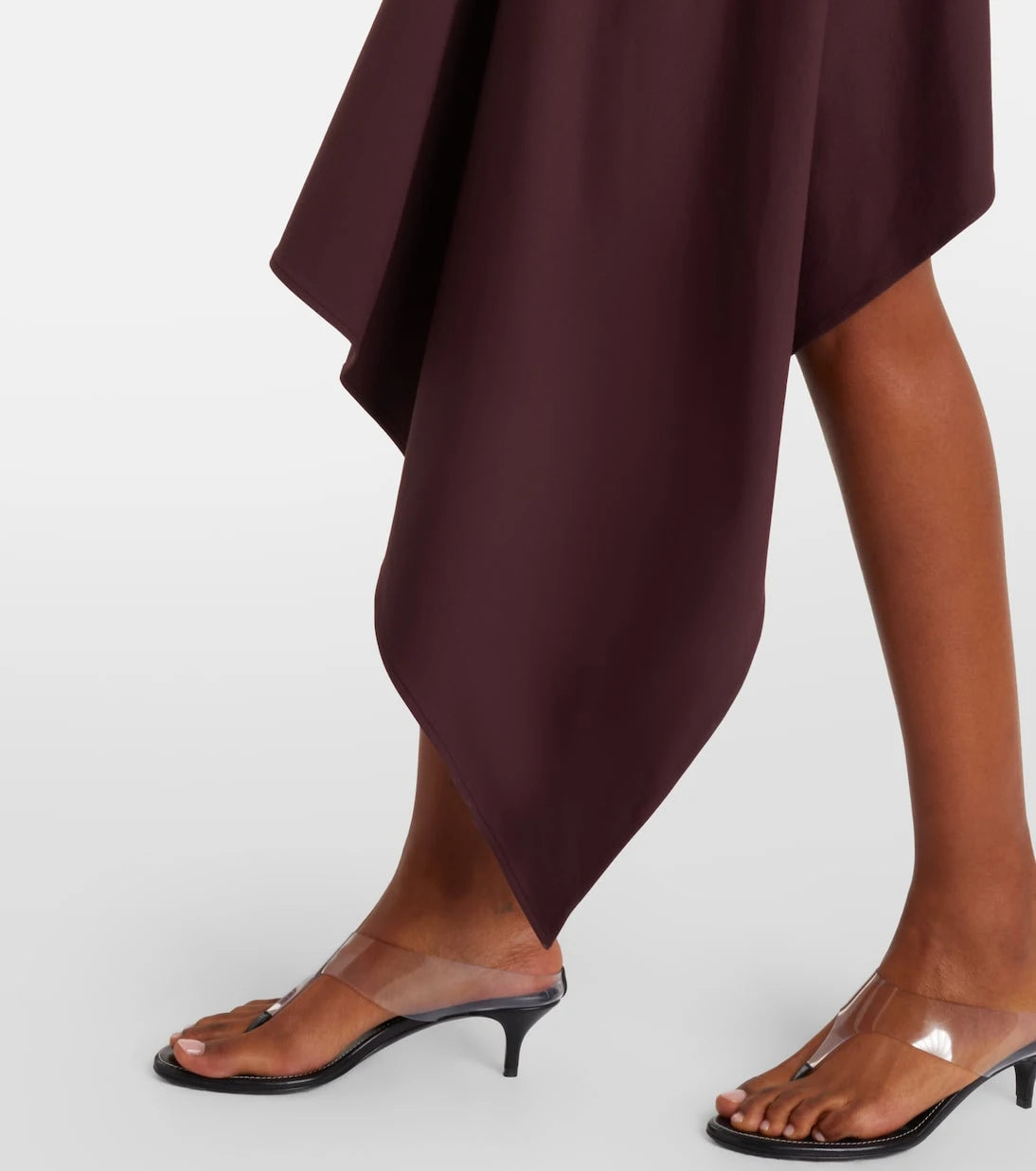 Magda Butrym - Floral-appliqué draped miniskirt