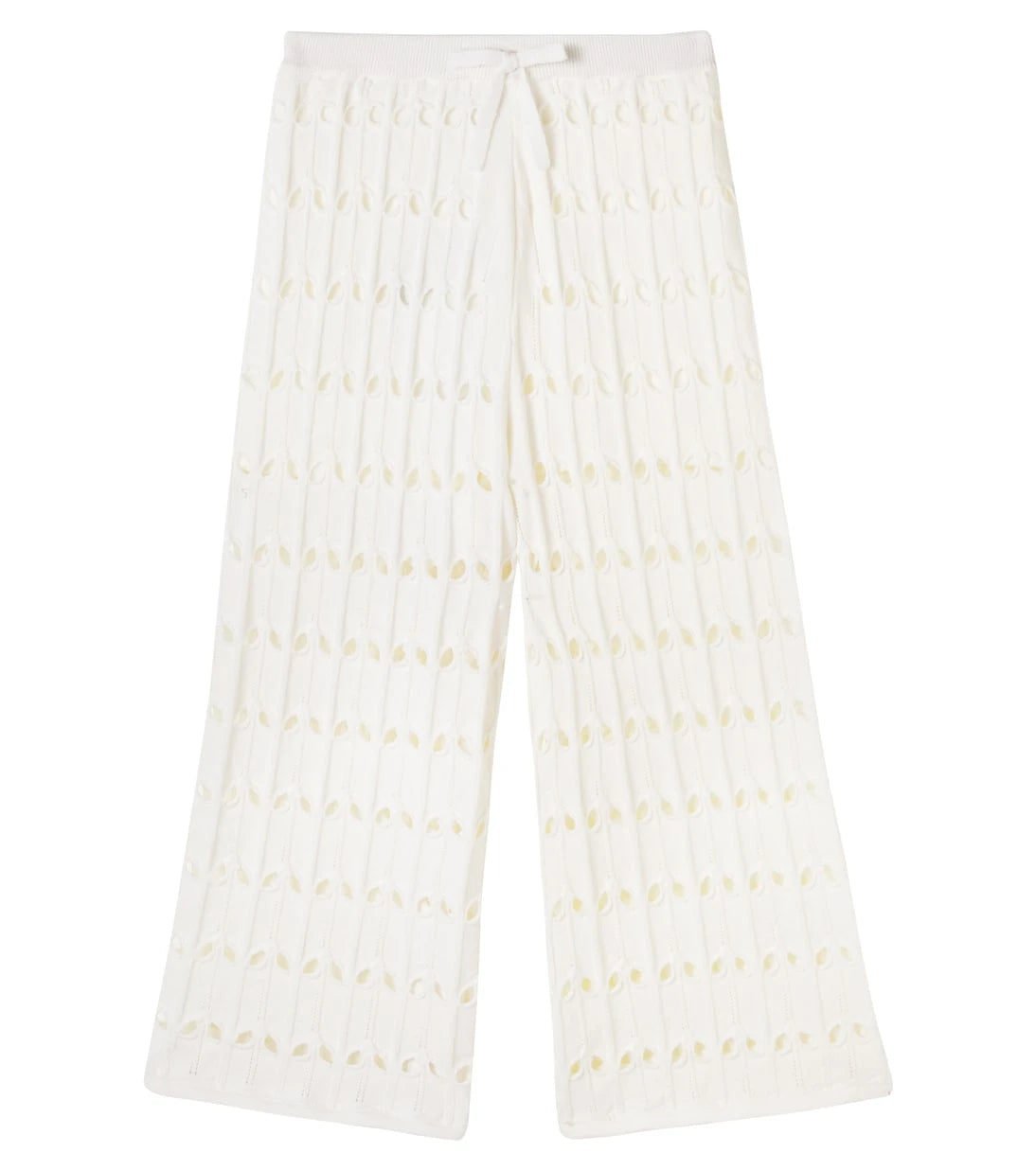 Zimmermann Kids - Knitted wool and cotton pants