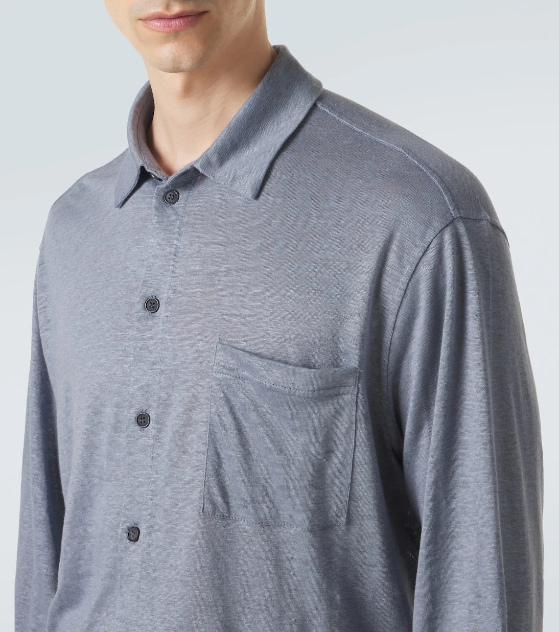 Giorgio Armani - Linen jersey shirt