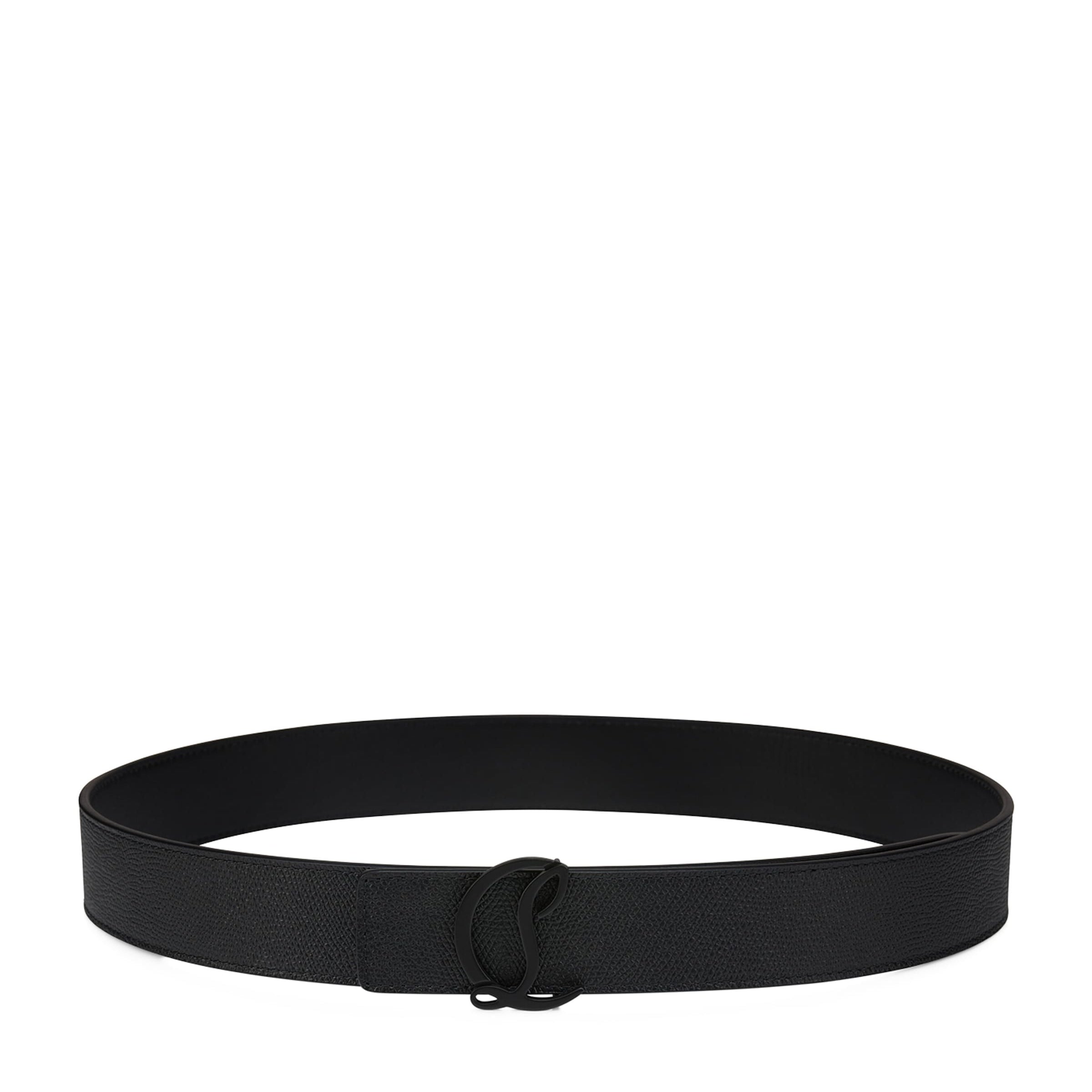 Christian Louboutin Mooncrest Reversible Leather Belt