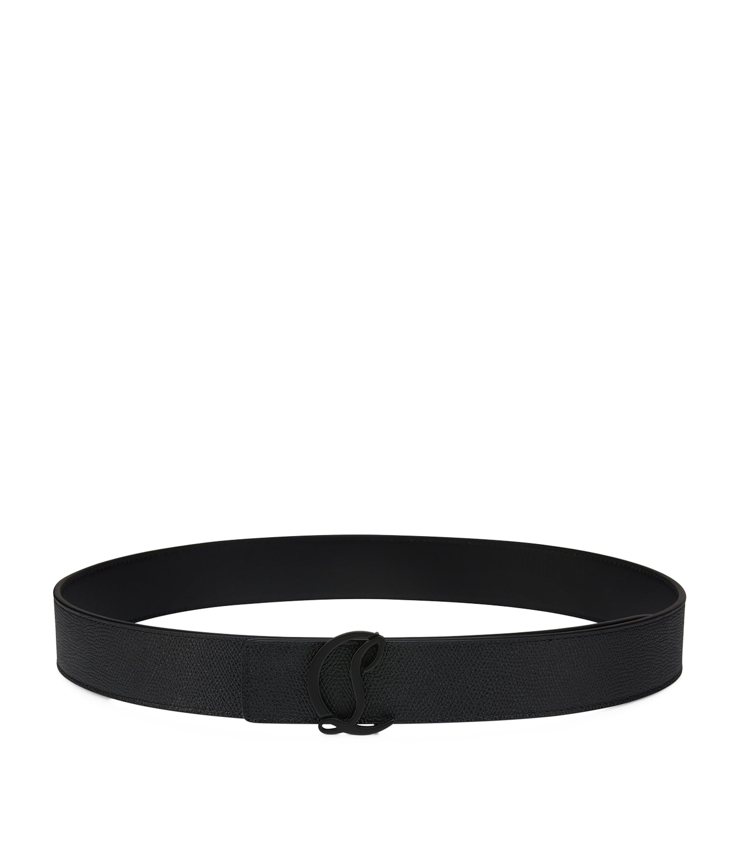 Christian Louboutin Mooncrest Reversible Leather Belt