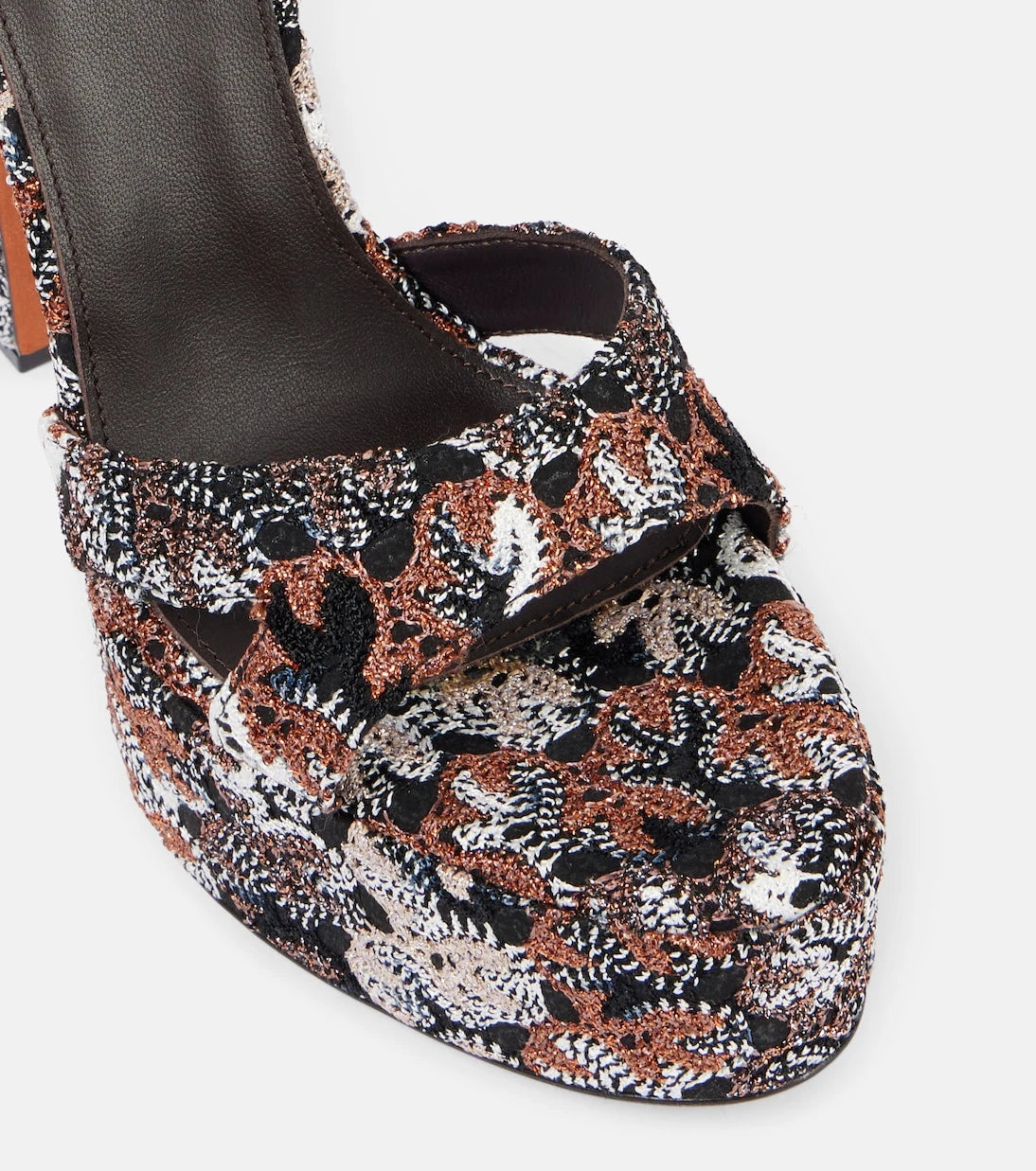 Missoni - Angela Raschel lamé platform sandals