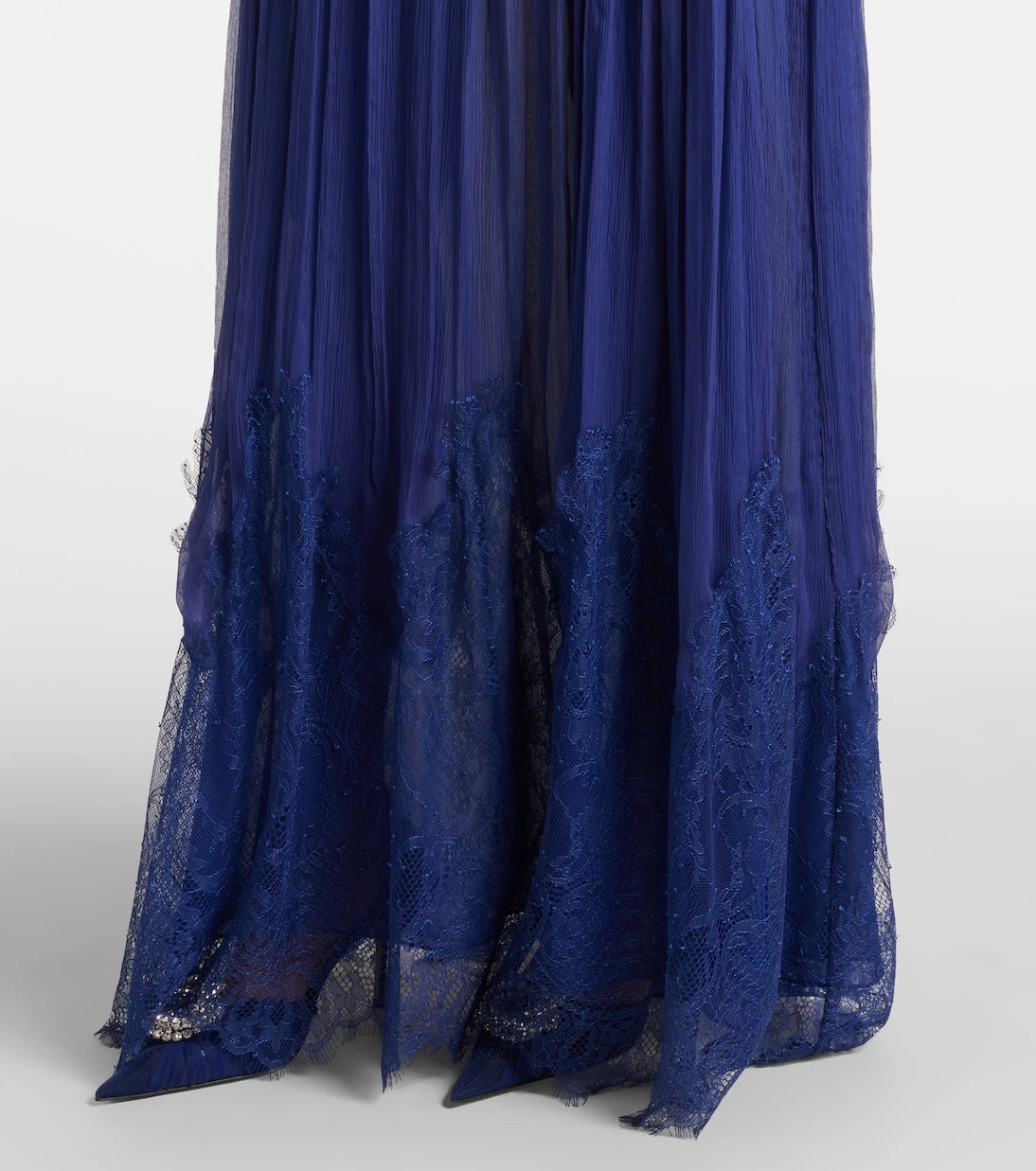 Costarellos - Renia chantilly lace gown