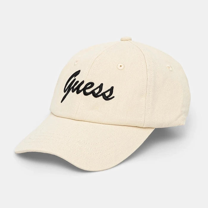 Памучна шапка с козирка Guess