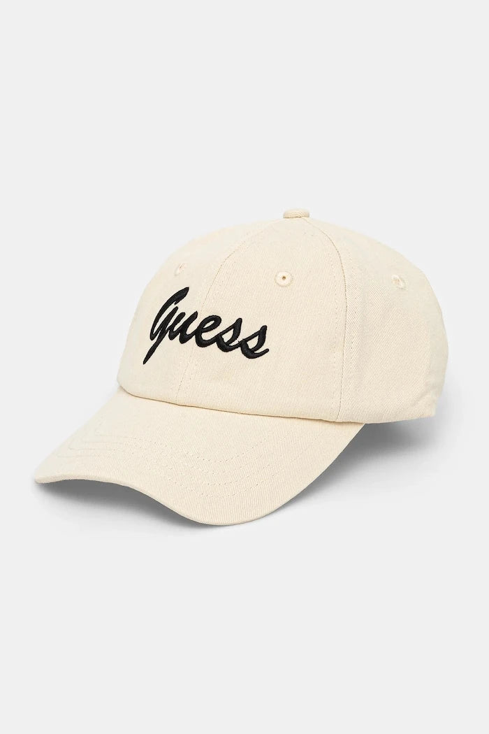 Памучна шапка с козирка Guess