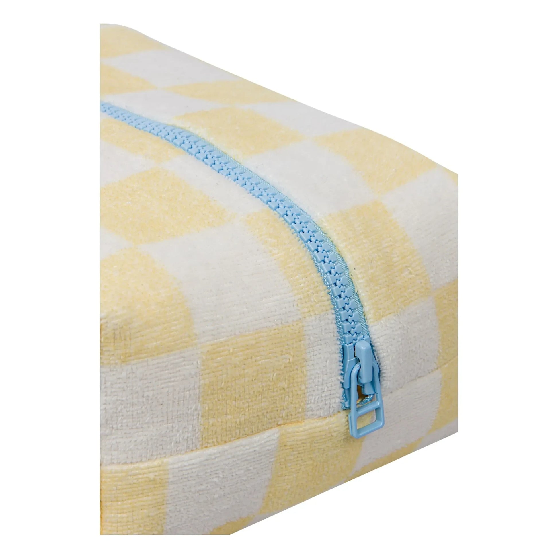 Jera Mini - Terry Tile Toiletry Bag | Pale yellow