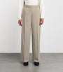 Toteme Beige Wide-Leg Tailored Trousers