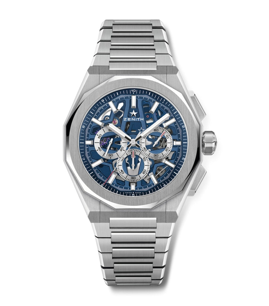 Zenith Stainless Steel Defy Skyline Skeleton Watch 41mm