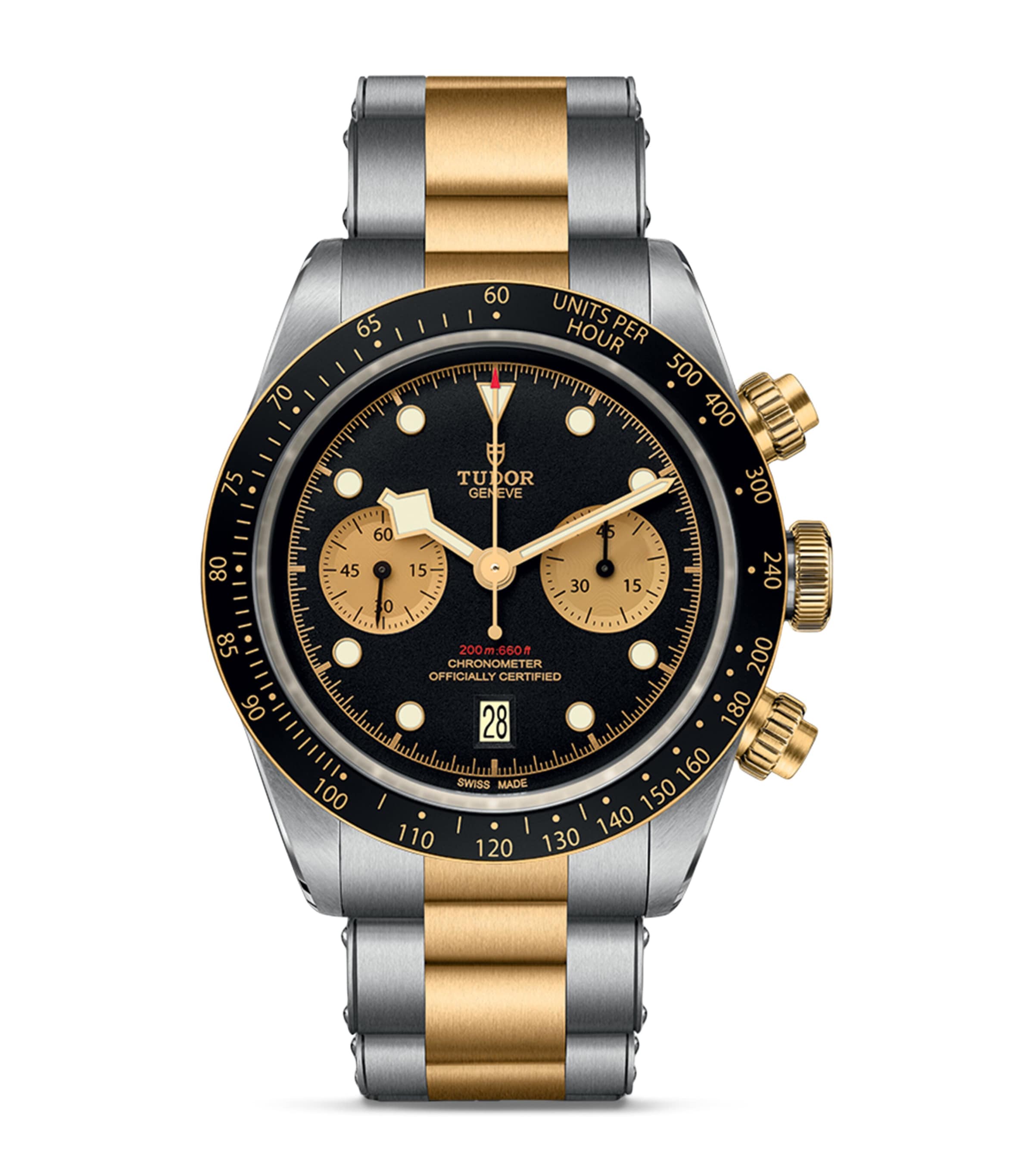 TUDOR Black Bay Chrono Stainless Steel and Yellow Gold Watch 41mm