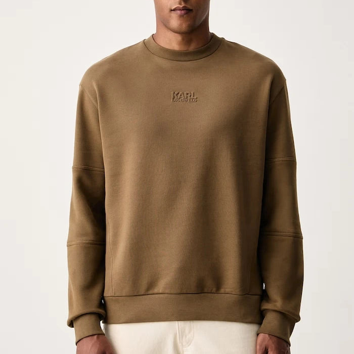 Karl Lagerfeld pamuklu erkek oversize sweatshirt