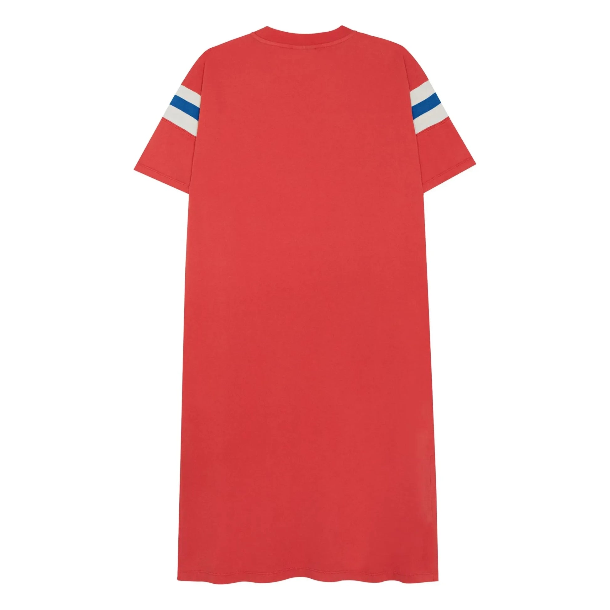 The Campamento - Oversize Constrasted Stripes Dress | Red