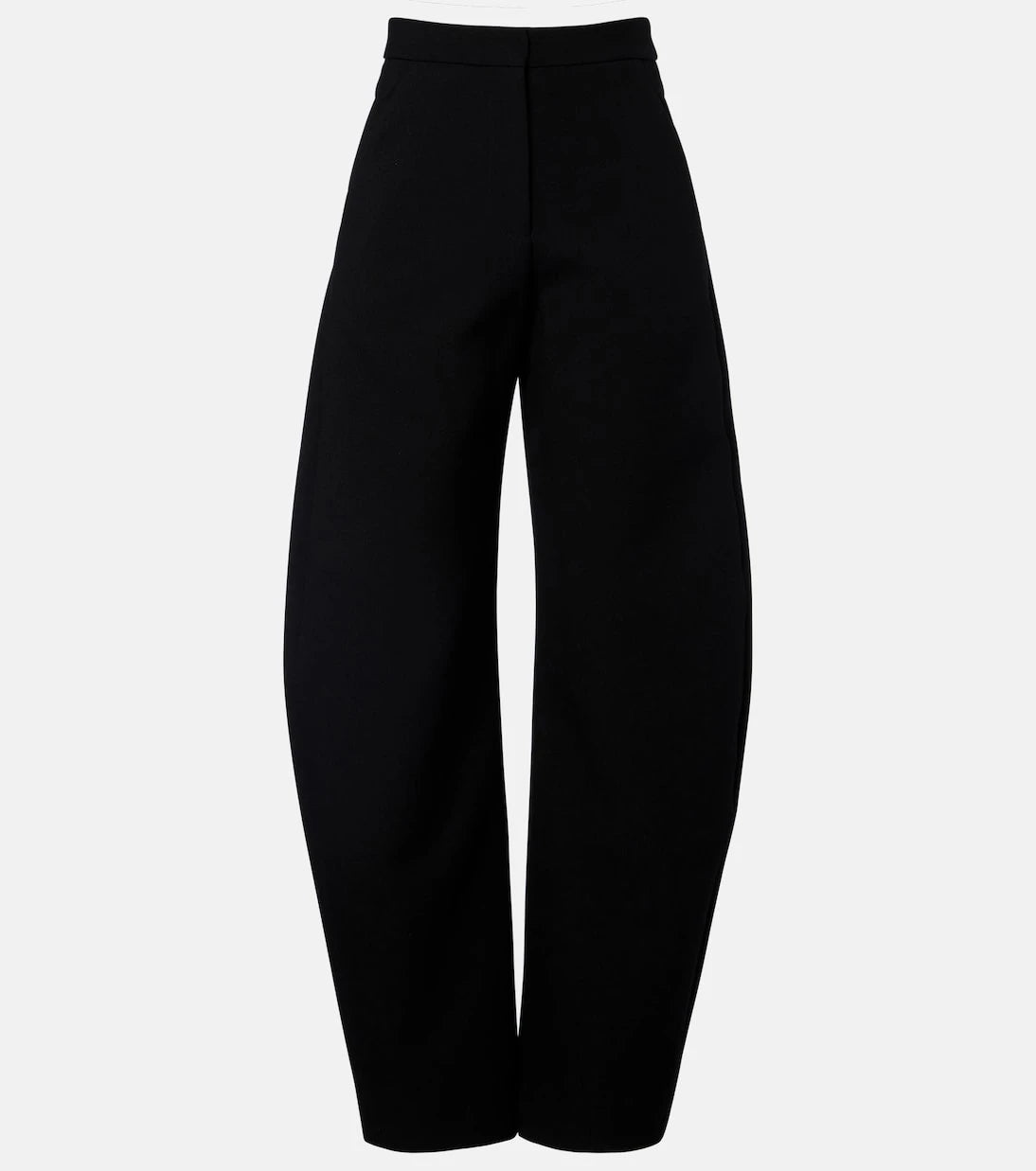 Alaïa - Wool-blend barrel-leg pants