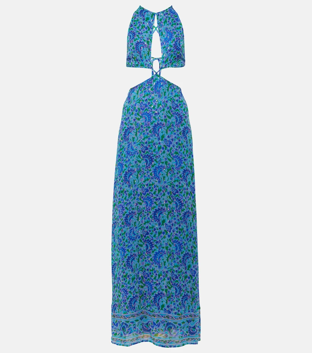 Rixo - Lenny printed cutout maxi dress