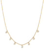 Yellow Gold and Diamond Illusion Necklace