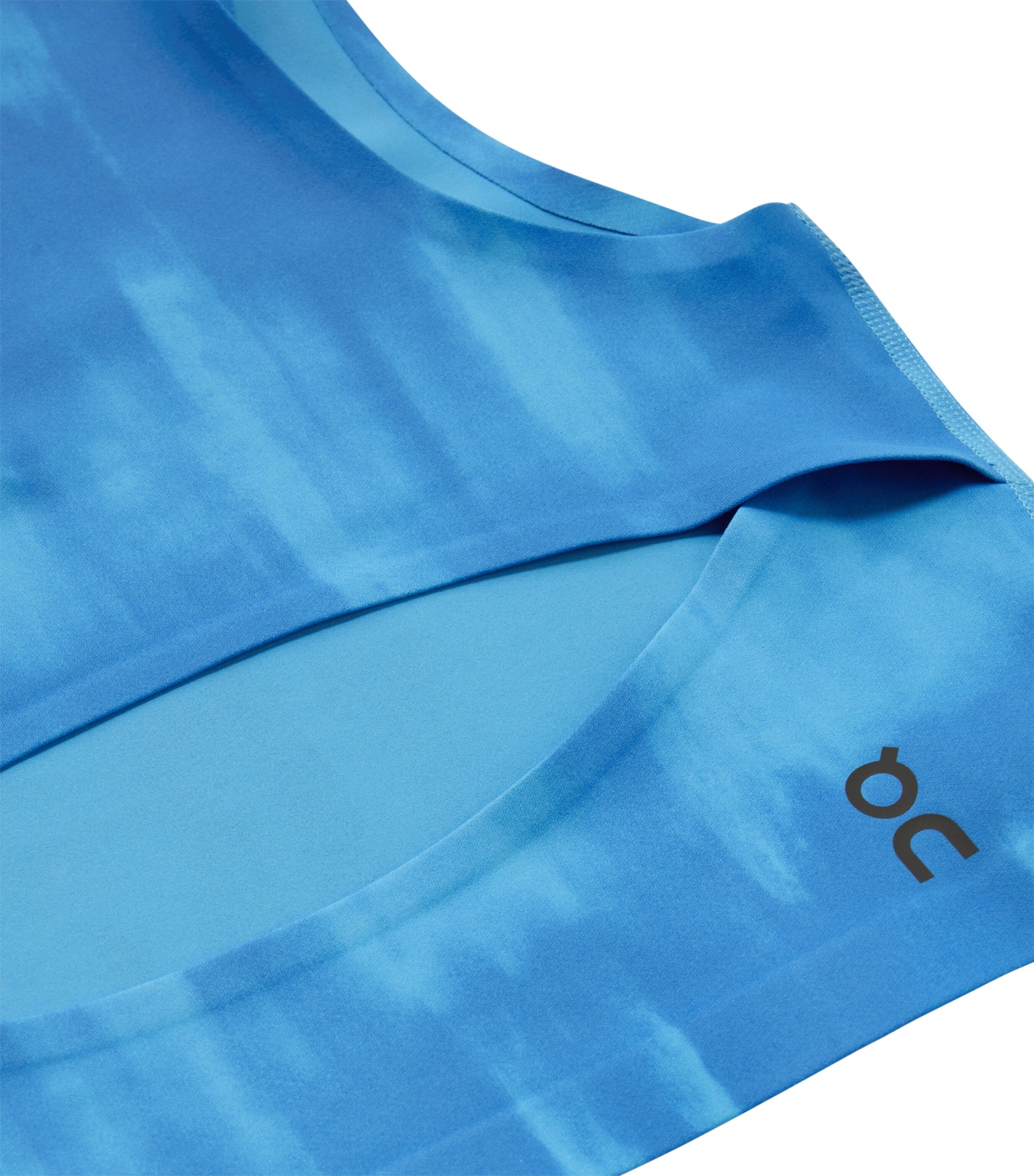 Blue Open-Back Studio Crop Top