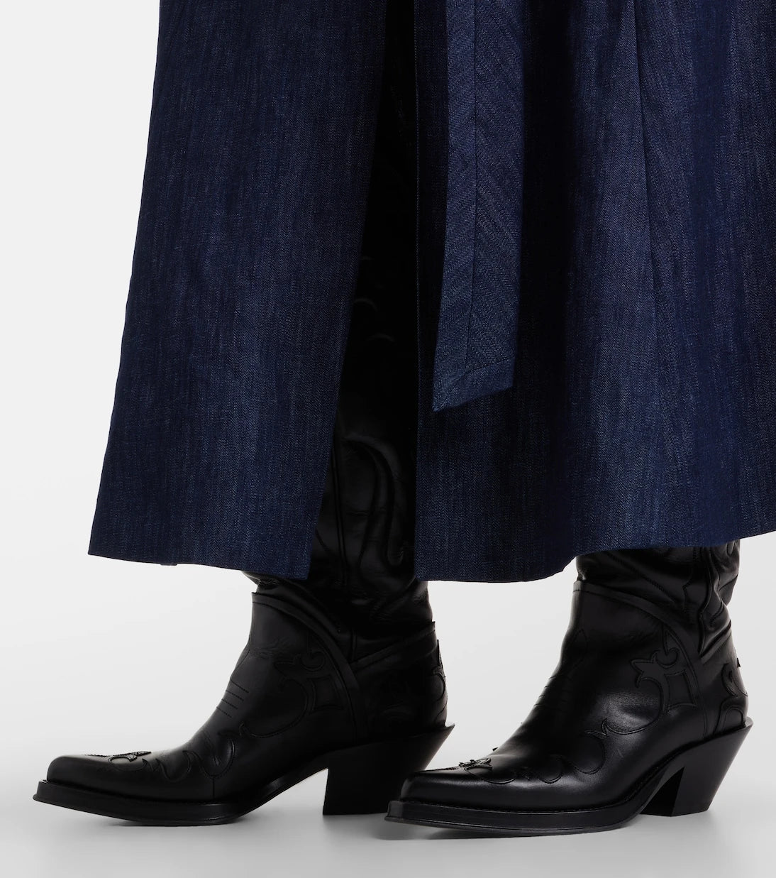 Gabriela Hearst - Capitana leather cowboy boots