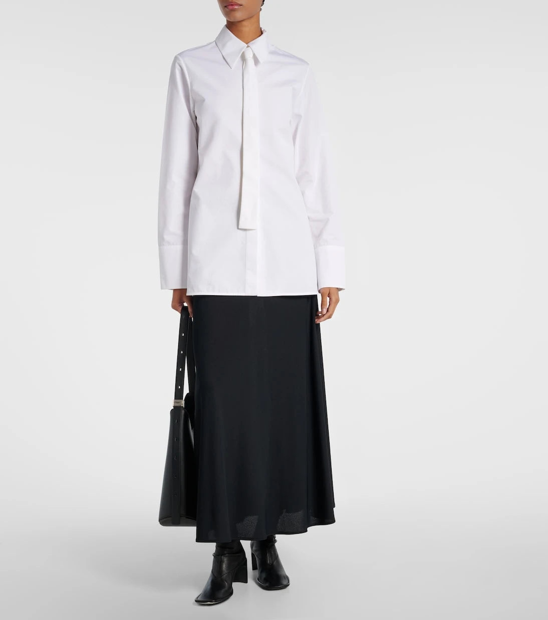 Jil Sander - Trunk leather mid-calf boots